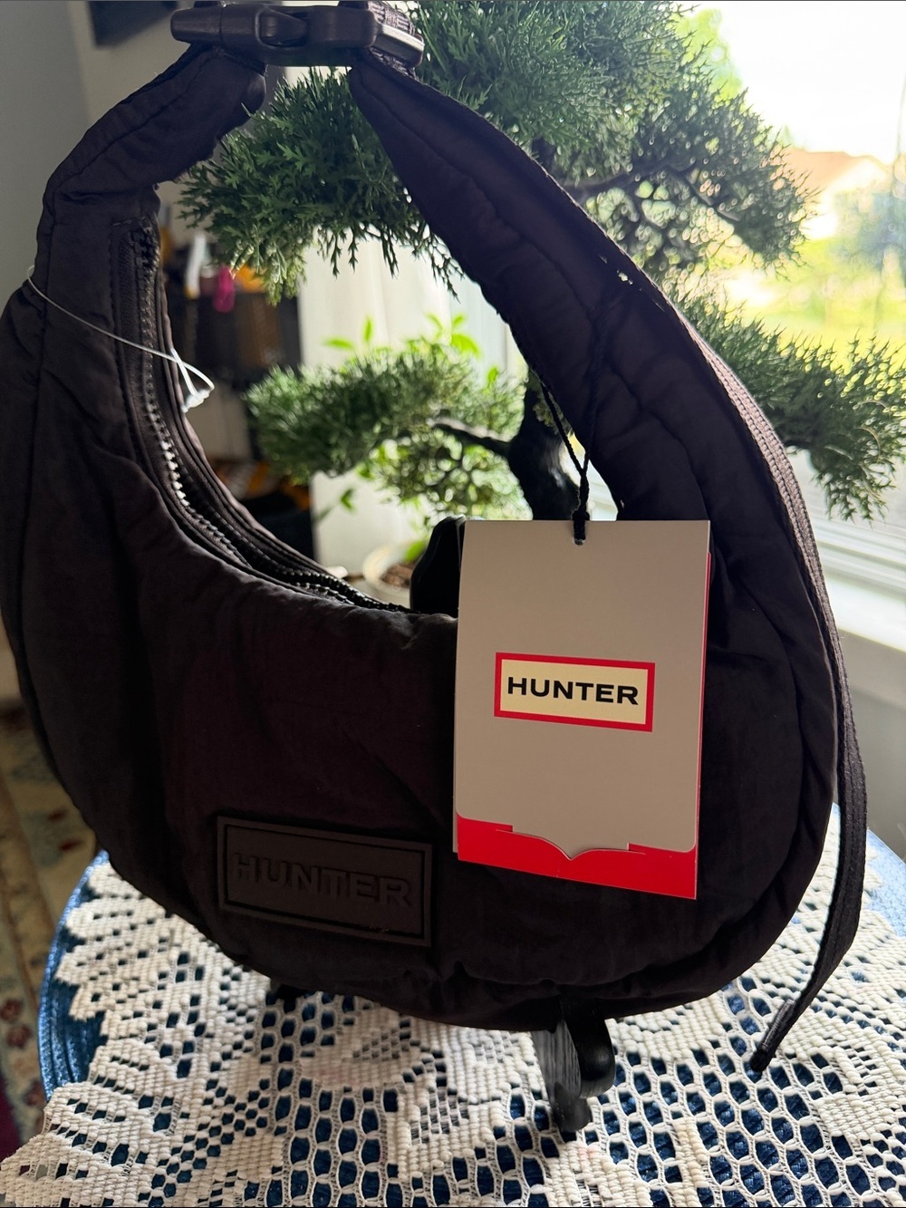 Hunter Brown Men's Belt/Shoulder Bag